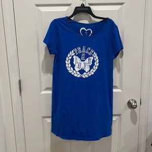 Old Navy Intimates Blue Peace & Live Butterfly Nightgown L